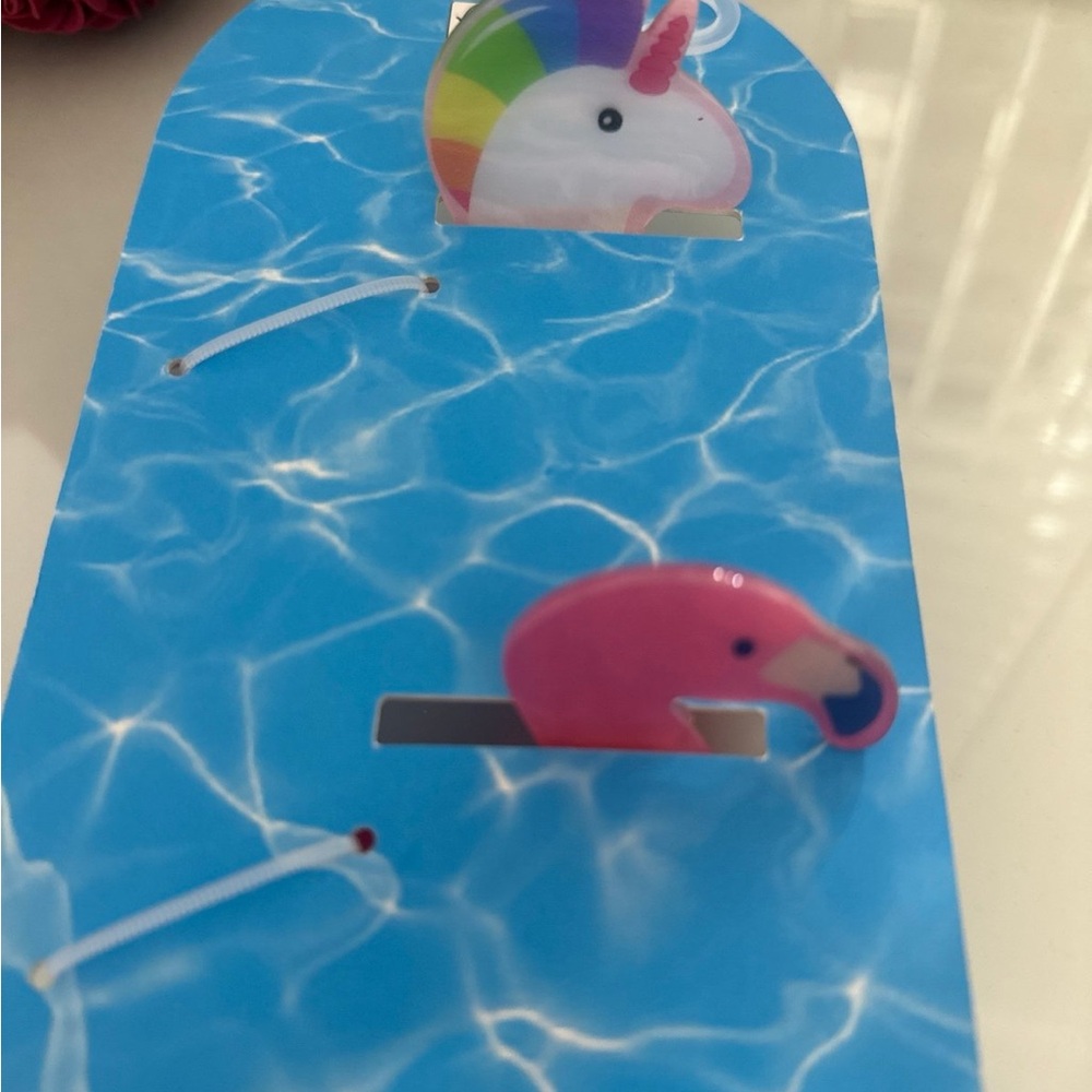 Unicorn and Flamingo Hair Clips for - Picture 2 of 2